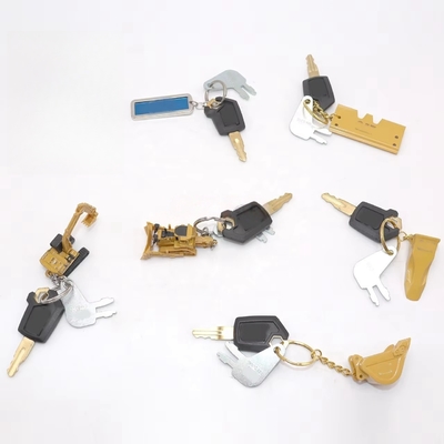 CAT Excavator Ignition Key Chain 5P8500 8H-5306 Caterpillar Keys Cat Key